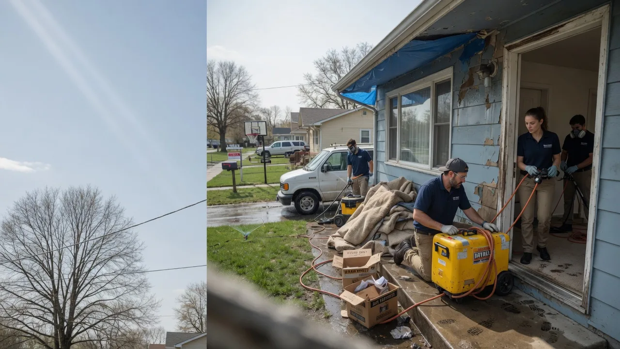 Basement Flood Cleanup in Protection, KS near me